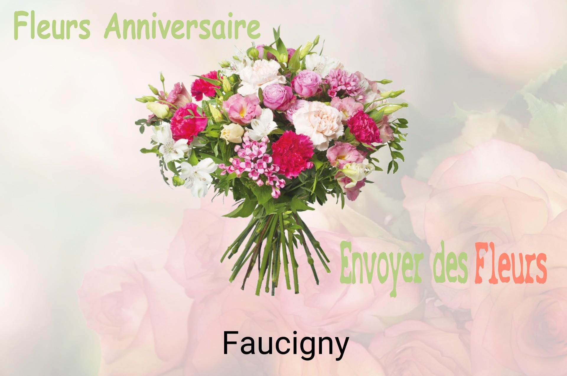 Bouquet de fleurs d’anniversaire livré à Faucigny